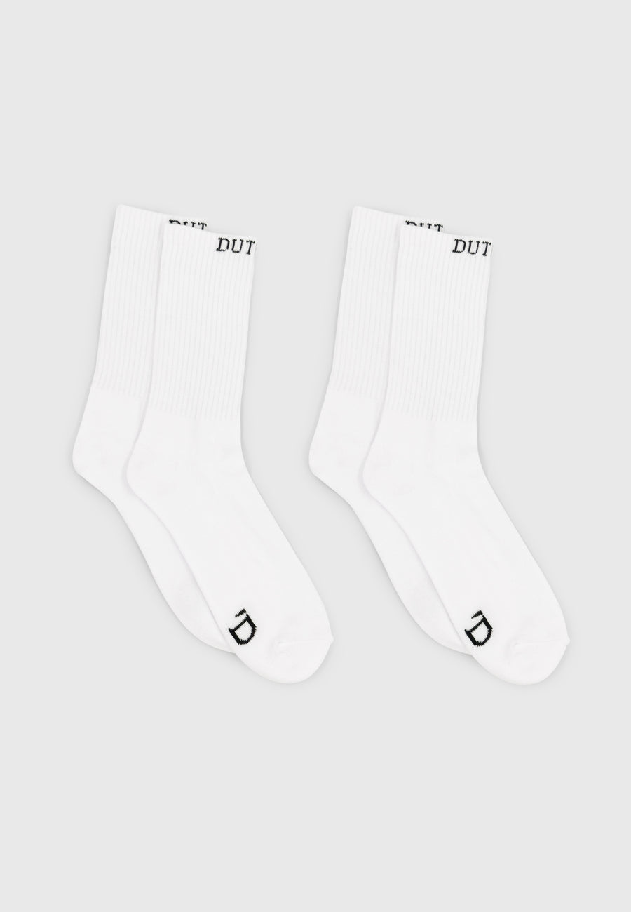 Front logo Sport Socks 2 Set