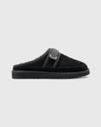 Ease Mule Black Suede