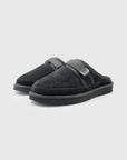 Ease Mule Black Suede