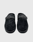 Ease Mule Black Suede