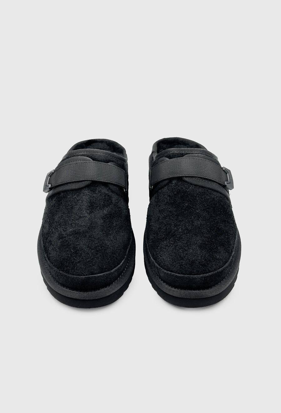 Ease Mule Black Suede