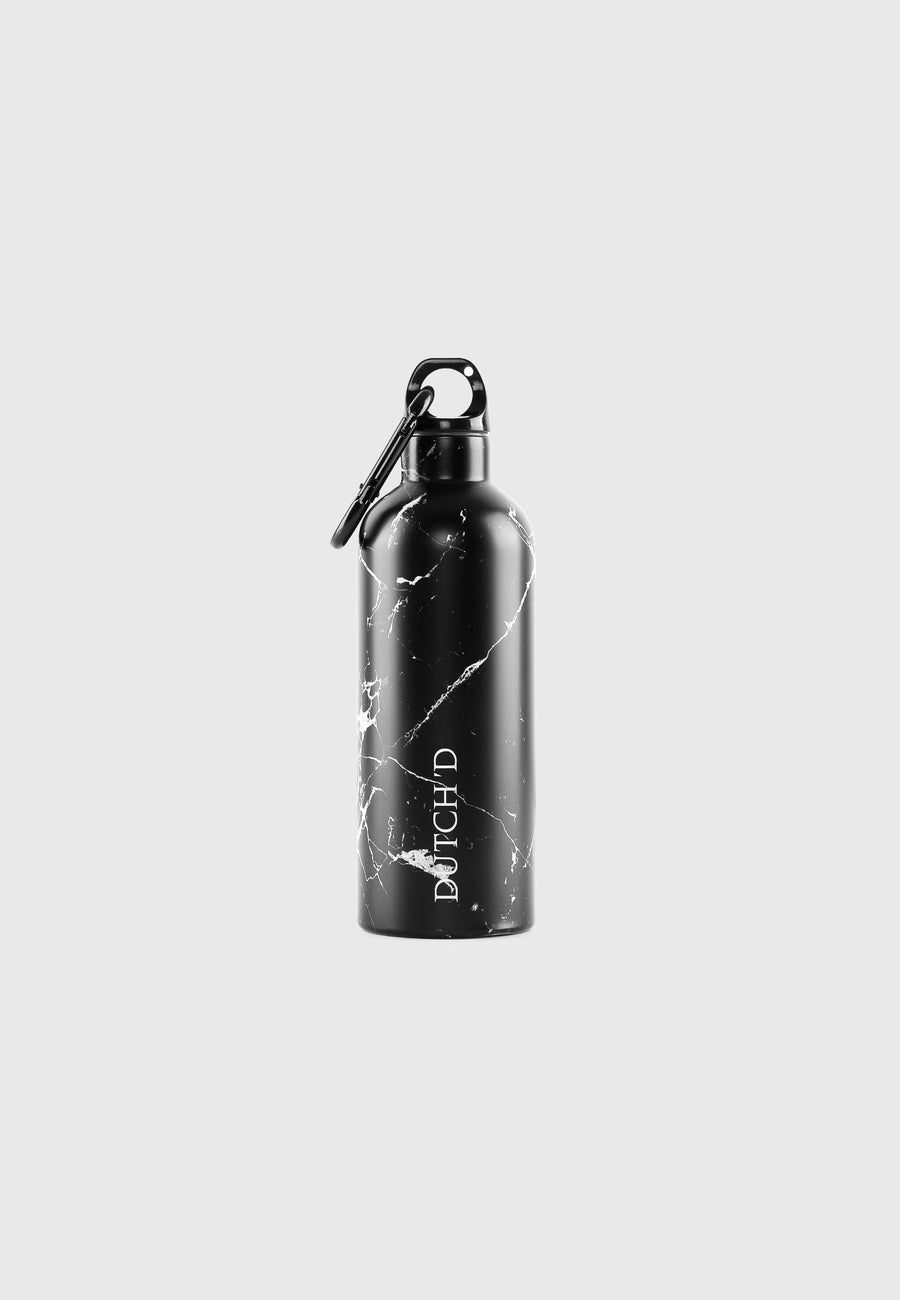 Stainless Steel Insulated Black Marble Water Bottle 500ML