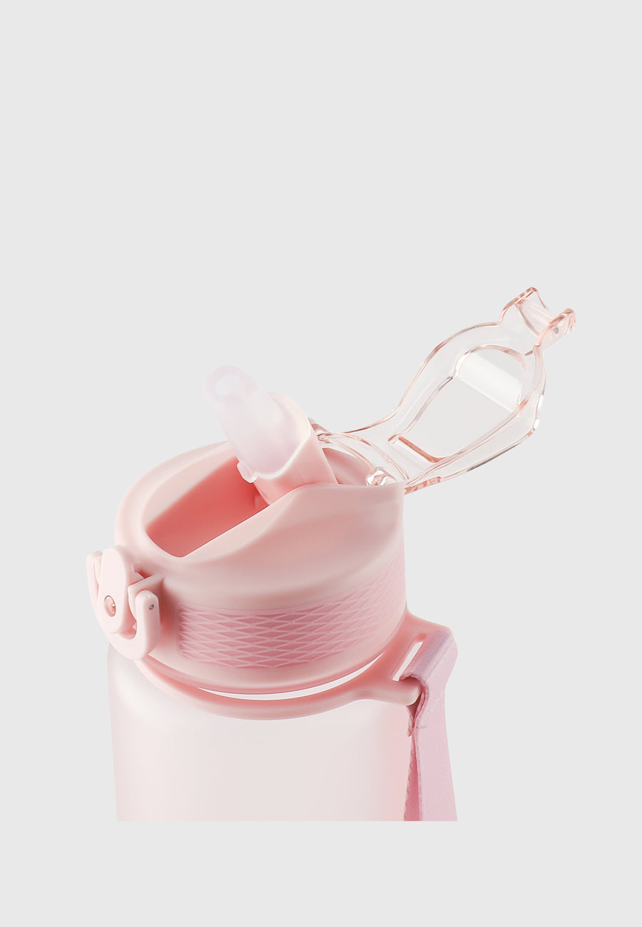 Straw Bottle Pink