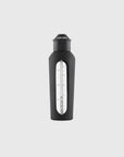 Glass Straw Bottle Black